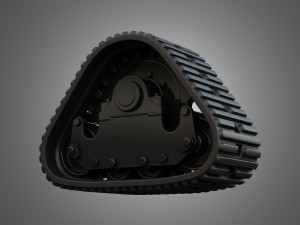 S76 Skid Steer Crawlers Modello 3D