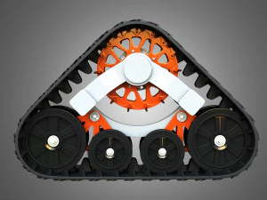 Toolcat UW56 Crawlers 3D Model