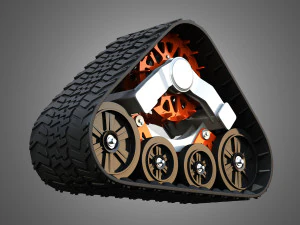 Toolcat UW56 Crawlers 3D Model