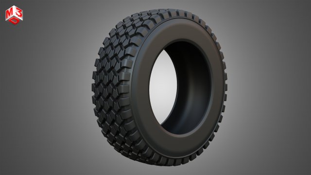 Truck Tire TW1 3D Model .c4d .max .obj .3ds .fbx .stl .blend 