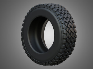 Truck Tire TW1 3D Model
