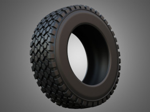 Truck Tire TW1 3D Model
