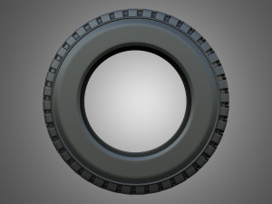 Truck Tire TW1 3D Model