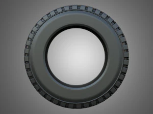 Truck Tire TW1 3D Model
