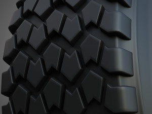Truck Tire TW1 3D Model
