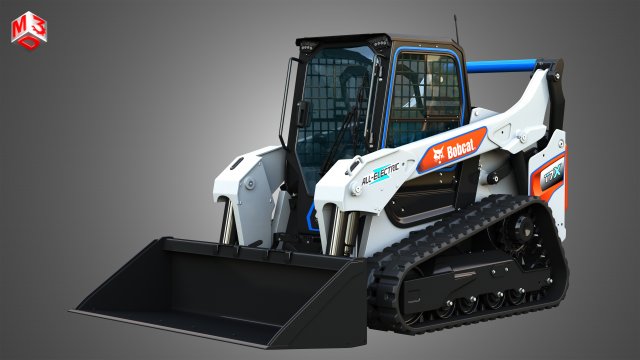 T7X All Electric Compact Track Loader - Bucket Modèle 3D .c4d .max .obj .3ds .fbx .stl .blend 