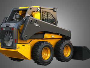 332G Skid Steer Loader - Bucket Model 3D