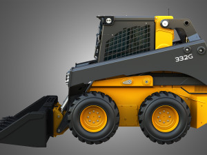 332G Skid Steer Loader - Bucket Model 3D