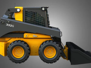 332G Skid Steer Loader - Bucket 3D Model