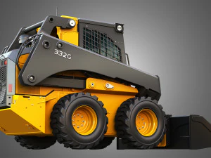 332G Skid Steer Loader - Bucket 3D Model