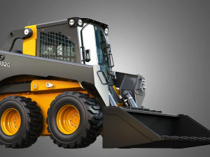 332G Skid Steer Loader - Bucket 3D Model