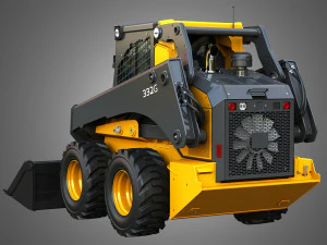 332G Skid Steer Loader - Bucket 3D Model
