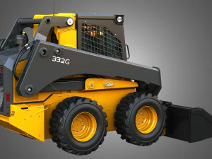 332G Skid Steer Loader - Bucket 3D Model