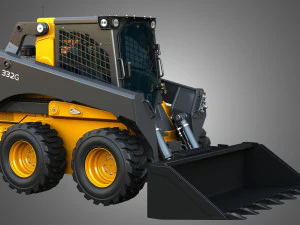 332G Skid Steer Loader - Bucket 3D Model