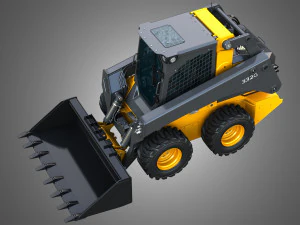 332G Skid Steer Loader - Bucket 3D Model