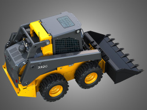 332G Skid Steer Loader - Bucket Model 3D