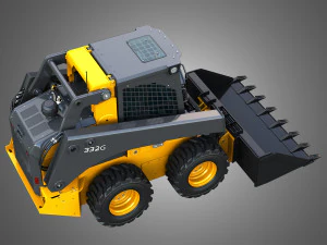 332G Skid Steer Loader - Bucket 3D Model