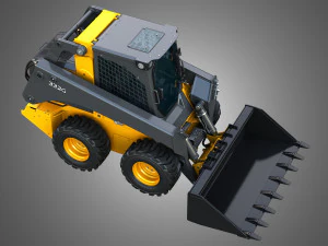 332G Skid Steer Loader - Bucket 3D Model