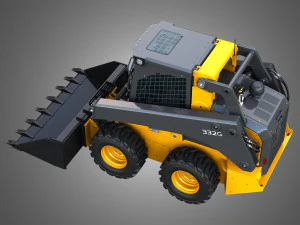 332G Skid Steer Loader - Bucket 3D Model