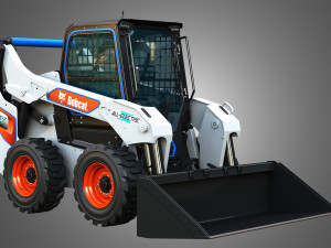 S7X All Electric Skid Steer Loader - Bucket 3D Модель