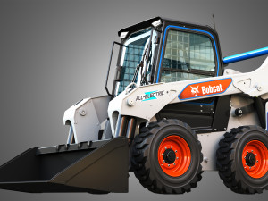 S7X All Electric Skid Steer Loader - Bucket 3D Модель