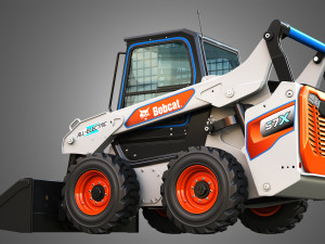 S7X All Electric Skid Steer Loader - Bucket 3D Модель