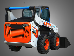 S7X All Electric Skid Steer Loader - Bucket 3D Модель
