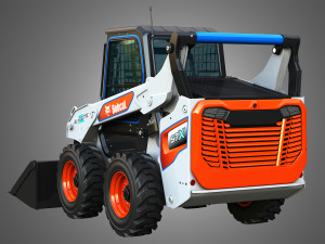 S7X All Electric Skid Steer Loader - Bucket 3D Модель