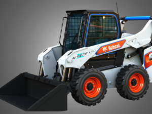 S7X All Electric Skid Steer Loader - Bucket 3D Модель