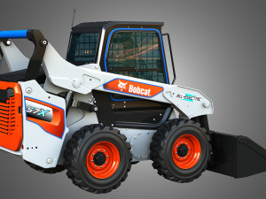 S7X All Electric Skid Steer Loader - Bucket 3D Модель