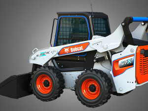 S7X All Electric Skid Steer Loader - Bucket 3D Модель