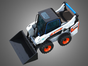 S7X All Electric Skid Steer Loader - Bucket 3D Модель