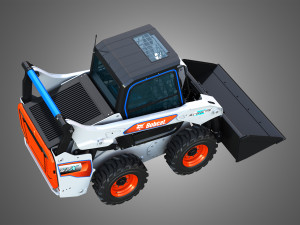 S7X All Electric Skid Steer Loader - Bucket 3D Модель
