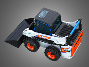 S7X All Electric Skid Steer Loader - Bucket 3D Модель