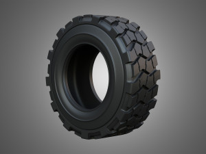 Tractor Tire 002 - One Piece 3D 模型