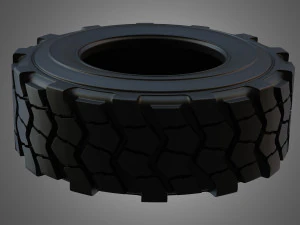Tractor Tire 002 - One Piece 3D Model