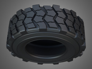 Tractor Tire 002 - One Piece 3D 模型