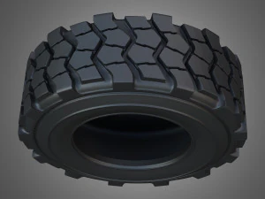 Tractor Tire 002 - One Piece 3D Model