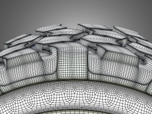 Tractor Tire 002 - One Piece 3D 模型