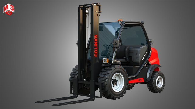 Manitou MC18-4 Forklift Modèle 3D .c4d .max .obj .3ds .fbx .stl .blend 