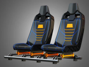 Can Am Maverick 차량 좌석 3D 모델