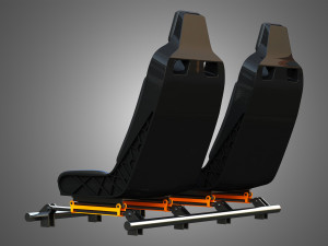 Canam Maveric Vehicle Seat 3D Модель