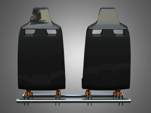 Canam Maveric Vehicle Seat 3D Модель