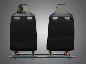 Canam Maveric Vehicle Seat 3D Model