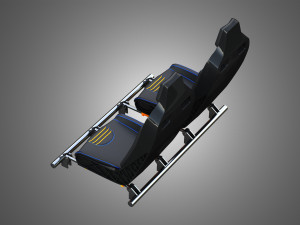 Canam Maveric Vehicle Seat 3D Модель
