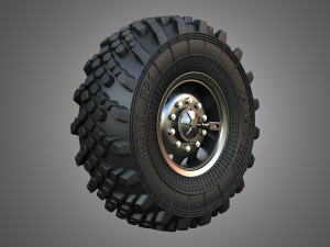 Ural Truck - WheelTire 3D Модель