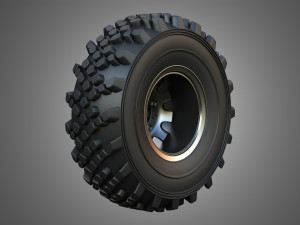 Ural Truck - WheelTire 3D Model