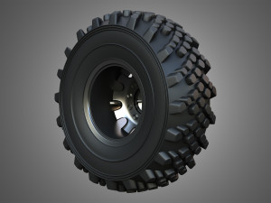 Ural Truck - WheelTire 3D Model