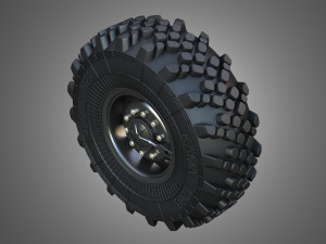 Ural Truck - WheelTire 3D Model
