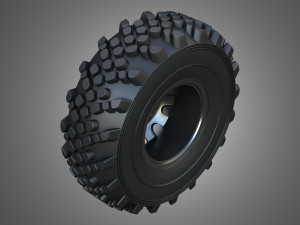 Ural Truck - WheelTire 3D Model